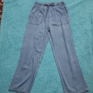 ⚜️Casual Blue Women's High Rise Drawstring Pants